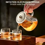 Théière en verre Borosilicate transparent